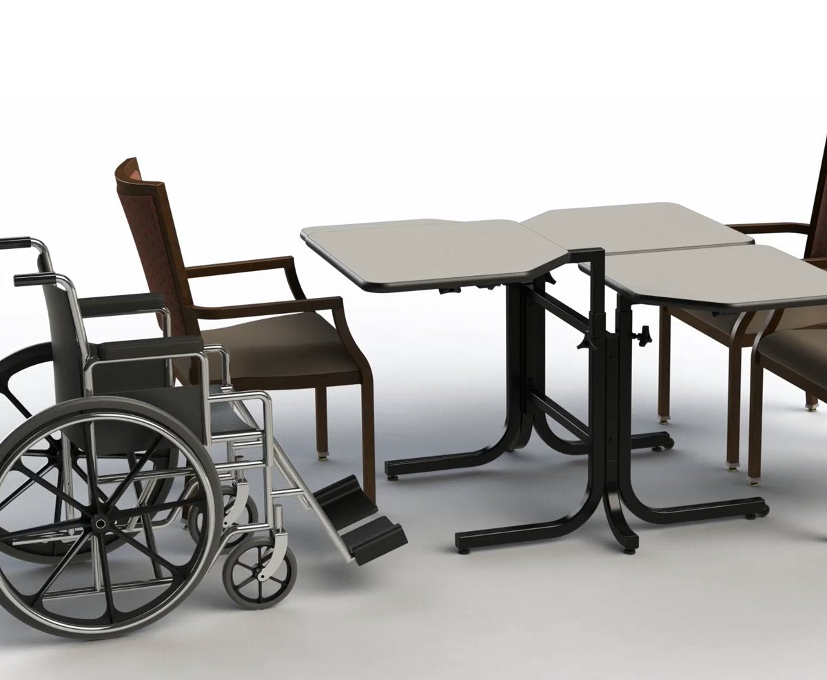 BFL4(2/2) Wheelchair Accessible Table HomeCARE Furniture by
