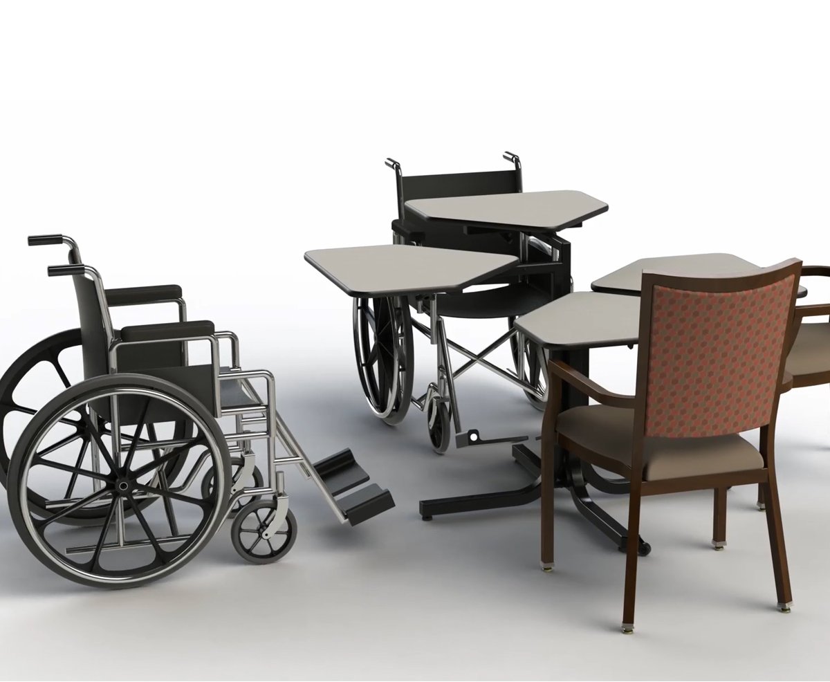 Ada Seating Table Wheelchair Accessible Tables Elevated Sand Table | EC124 | Big Toys